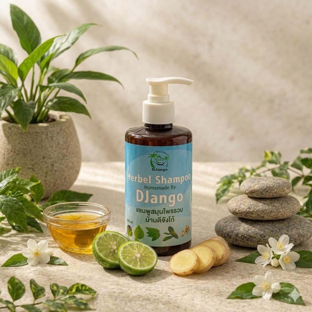 แชมพูสมุนไพรรวม by django แชมพูสมุนไพรรวม by django